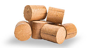 Dřevěné válcové brikety PUK HARD MIX, 420 kg